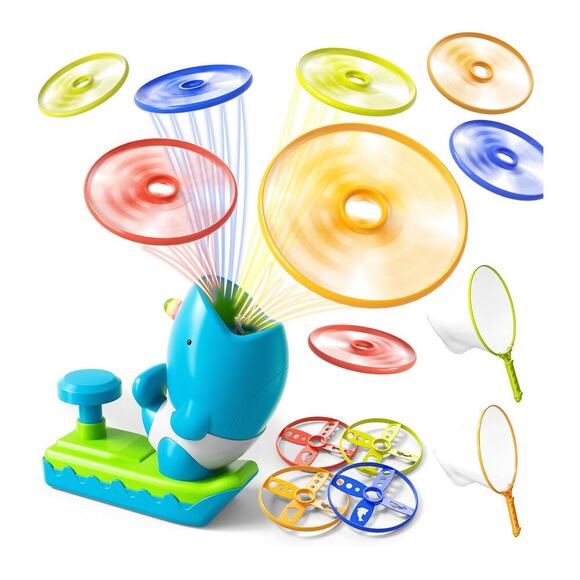 Title Unknown Other - NWB Bennol Outdoor Indoor Game Toys for Kids Ages 3-8, Flying Disc Launcher